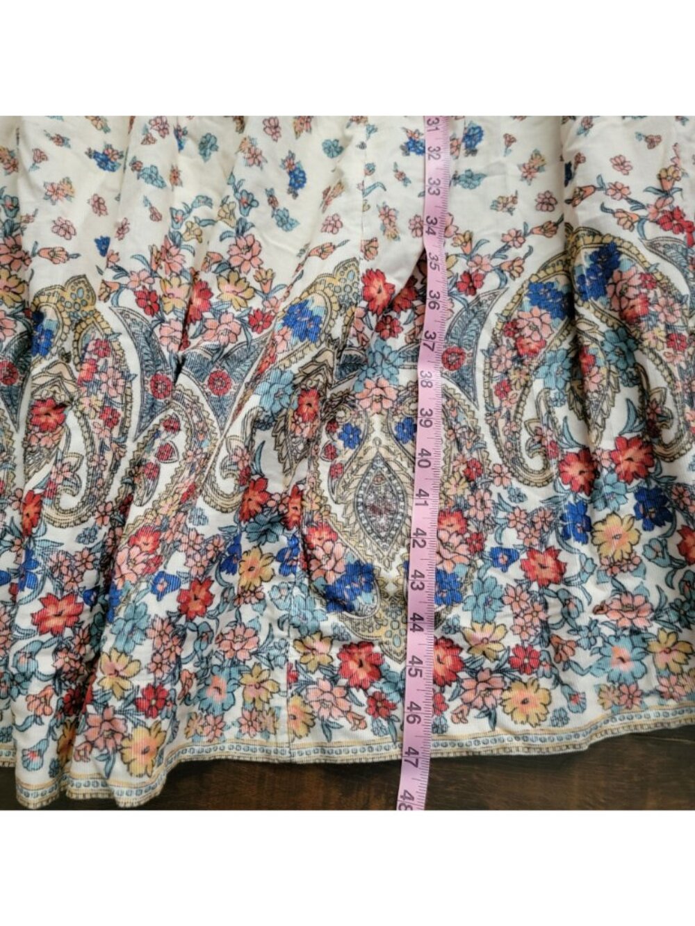 Free People Botanical Blossom Midi Dress Prairie Boho Vintage Retro Womens XS - Picture 7 of 7